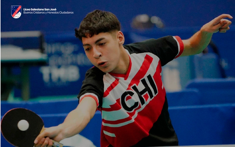 Vicente Vidal Brilla en Gira Sudamericana con la Selección Paralímpica de Tenis de Mesa