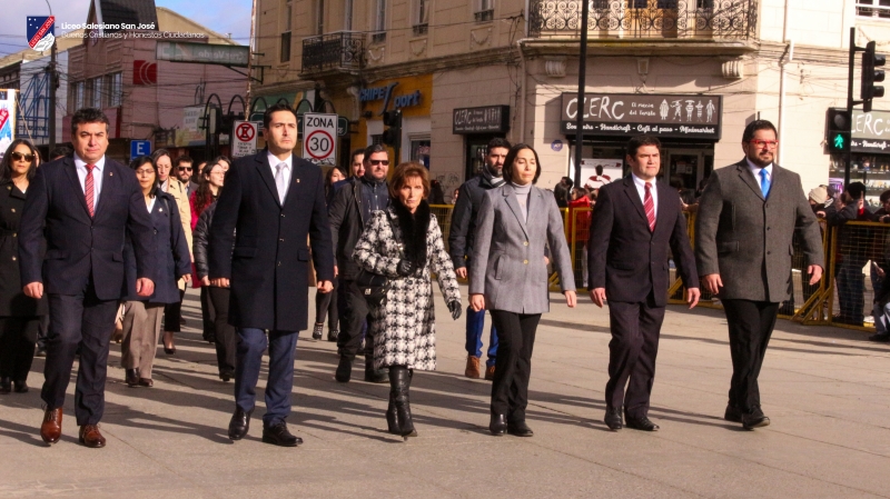 El Desfile Dominical Salesiano Llenó de Alegría y Tradición la Plaza de Punta Arenas.