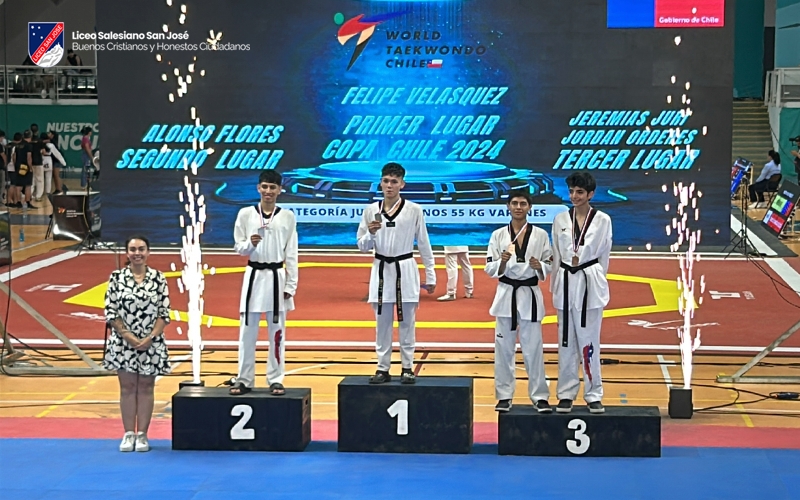 ¡Noticia Exclusiva!  Estrella del Taekwondo del Liceo San José.